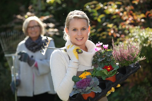 Confirmed garden maintenance appointment and service agreement